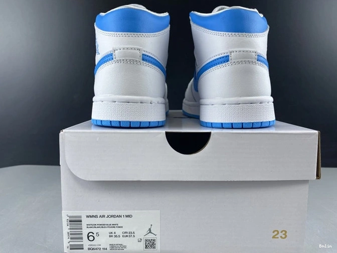 Bmlin shoes BQ6472- 3745 UNC Supportive Jordan1 Mid 1015